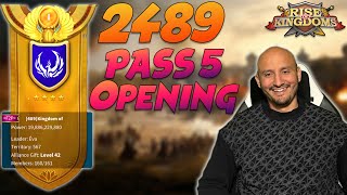 2489 Smashing  Pass 5 Opening  Rise Of Kingdoms [upl. by Araihc281]