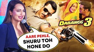 Sonakshi Sinha HILARIOUS Reaction Dabangg 3 Release Date  Salman Khan [upl. by Guod137]