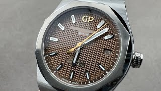 Girard Perregaux Laureato 810051131541CM Girard Perregaux Watch Review [upl. by Anelav495]