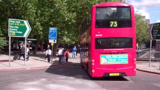 Arriva London Route 73 DW455 LJ61CFD Wright Eclipse Gemini 2 VDL Stamford Hill SF [upl. by Max400]