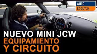 Nuevos Mini JCW 2019 entrevista y circuito Autoscout24 [upl. by Morrie]