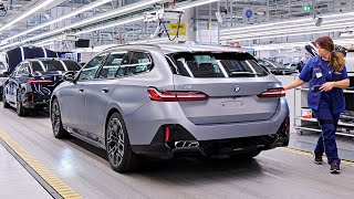 2024 BMW 5 Series G60 PRODUCTION in Germany 🇩🇪 [upl. by Dareen6]