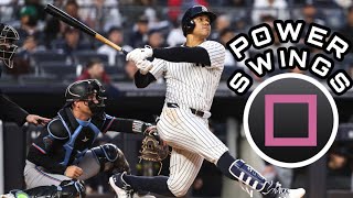 MLB  When Hitters Use Power Swing [upl. by Nnaaihtnyc]