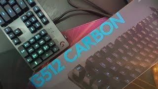 Logitech G512 Carbon Mechanical RGB Linear  Harga Segini Dapetnya Segitu  ReviewBray [upl. by Pheni]