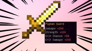 【SkyBlock】quotMaking the Pigman Swordquot [upl. by Asi]