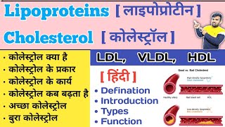 Lipoproteins Biochemistry  Cholesterol  Triglyceride  LDL  HDL  VLDL  Good Cholesterol [upl. by Nire]