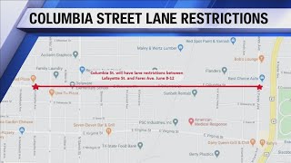 Lane restrictions scheduled in Evansville [upl. by Mairim197]