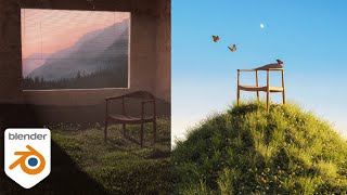 Create a Grass Environment in Blender [upl. by Marius]