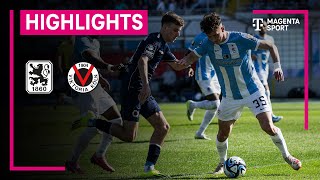 TSV 1860 München  FC Viktoria Köln  Highlights 3 Liga  MAGENTA SPORT [upl. by Aramak614]