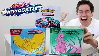 NEW Paradox Rift Pokémon Booster Box Opening [upl. by Demah]