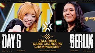 VALORANT Game Changers Championship  Lower Round 3  Day 6 [upl. by Aihsital]