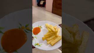 Ghar pe banaye french fries🍟🤤 nehabisht cookingfood pahadi pahadivlogger frenchfries snacks [upl. by Ayenet982]