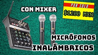 MIXER con Micrófonos Incluídos  Gmark  Aner Tech [upl. by Eema]