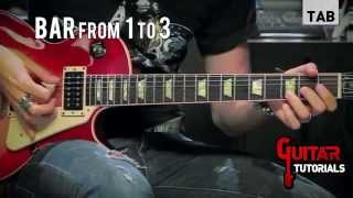 Crazy Train Ozzy Osbourne  Rhythm  Guitar Tutorial with Paul Audia [upl. by Marvel699]