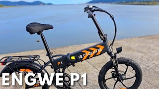 La bicicleta eléctrica FAT y PLEGABLE ENGWE P1 [upl. by Gnilyarg]