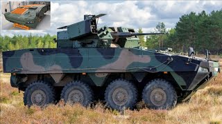 Poland is seen buying a new version of the Rosomak combat vehicle [upl. by Nnylatsyrc]