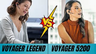 Voyager Legend vs Voyager 5200  Best Bluetooth Headset [upl. by Luciana888]