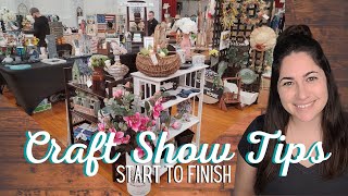 Craft Show Tips  How To Prep Set Up amp Take Down For A Craft Fair  Day Of Tips amp My Set Up [upl. by Rashida]