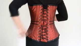 Corsets365  How to self lace a corset [upl. by Anegroeg922]