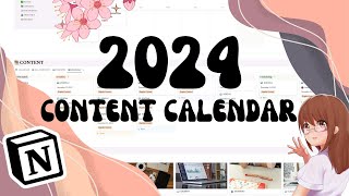 2024 Ways to Use Notion as a Content Calendar  Tutorial  Walkthrough for Content Creators [upl. by Ahel158]