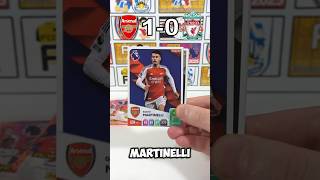 ARSENAL VS LIVERPOOL Pack Opening  ADRENALYN XL 20242025 Premier League Match Prediction shorts [upl. by Weinstock]