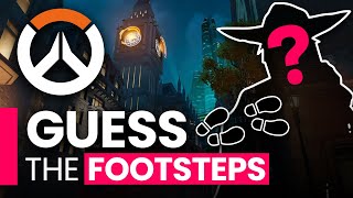 Overwatch 2 Quiz  FOOTSTEP SOUNDS Easy to Impossible [upl. by Annaehs]