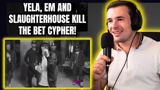 Eminem  Yelawolf and Slaughterhouse Demolish BET Cypher [upl. by Yotal]