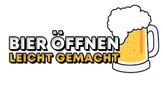 Bier öffnen OHNE FLASCHENÖFFNER [upl. by Hinson]