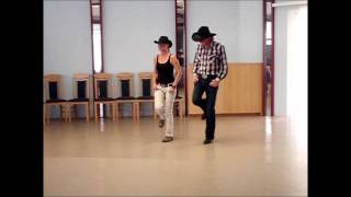 reggae cowboy line dancewmv [upl. by Nylehtak]