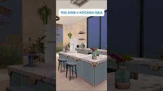 Created the perfect kitchen in Sims 4 🔥👩‍🍳 Would you cook here Sims4 kitchengoals [upl. by Martsen614]