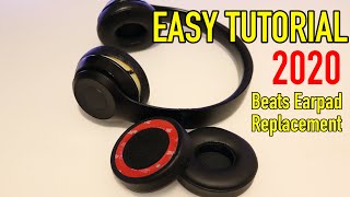 How to replace Beats Solo 20  30 Ear Cushions WiredWireless [upl. by Treble]