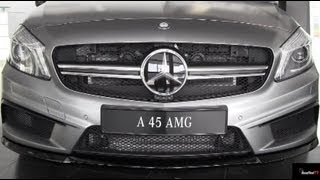 2014 Mercedes A45 AMG Specs Video WalkAround Price  Affalterbach Germany  Road Test TV ® [upl. by Marbut]