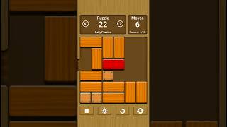 Unblock Me  Daily Puzzles Level 22 [upl. by Josefina893]