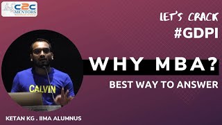 Why MBA Best Way to Answer [upl. by Tamsky]