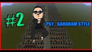 Note Block 11  PSY  GANGNAM STYLE 2 в игре Minecraft [upl. by Christi]