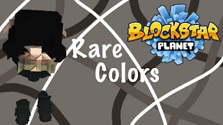 How to get rare colors  BlockStarPlanet [upl. by Rotberg]