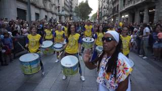 Batucada Barcelona Ketubara en la Mercè 2016  6 [upl. by Bess]