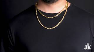 6mm Gold Rope Chain [upl. by Margit]