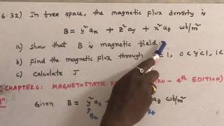 Magnetostatic Fields  Chapter 6  Sadiku 4th edition  solutions [upl. by Blayze491]