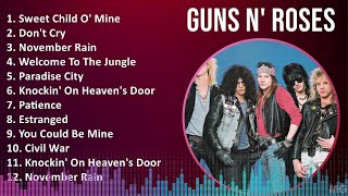 Guns N Roses 2024 MIX Greatest Hits  Sweet Child O Mine Dont Cry November Rain Welcome To [upl. by Borgeson]