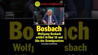 🤡 💥 🤡 Bosbach GöringEckardt Artikel hartaberfair Grundgesetz Asylrecht 🚨 Schutz Verfolgung [upl. by Ferneau]