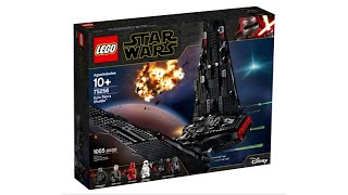 LEGO Star Wars Set 75256 Kylo Rens Shuttle 2019 [upl. by Euqina]