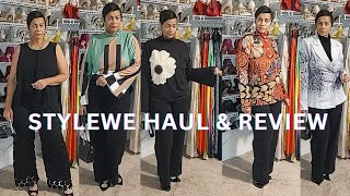 STYLEWE HAUL AND REVIEW  LOVING THE LOOKS styleinspo stylewe stylewegal styleinsp [upl. by Neal679]