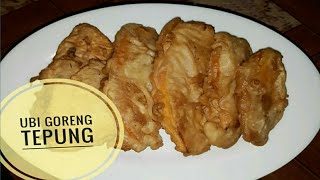 Resep Ubi Goreng Tepung  Camilan Simple 1 Menit [upl. by Sicard]