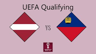 Latvia vs Liechtenstein  European Qualifying Group I [upl. by Imef509]