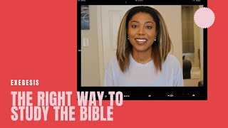 BIBLICAL EXEGESIS  4 Steps to Interpret Scripture [upl. by Anilas863]