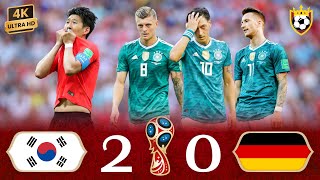 Korea shocks the world and knocks Germany out of the World Cup Group stage🤯● Full Highlights 🎞️  4K [upl. by Anna-Diane798]