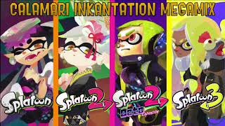 SPLATOON 3 SPOILERS Calamari Inkantation Megamix All Game Versions [upl. by Albertson]