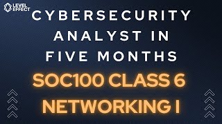 Cybersecurity Analyst Pt 6  SOC100  The internet OSI model network protocols ports and nodes [upl. by Noman208]