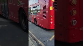 Route 92 departs Ealing Hospital fortheloveofbuses londonbus travel [upl. by Ennairod]